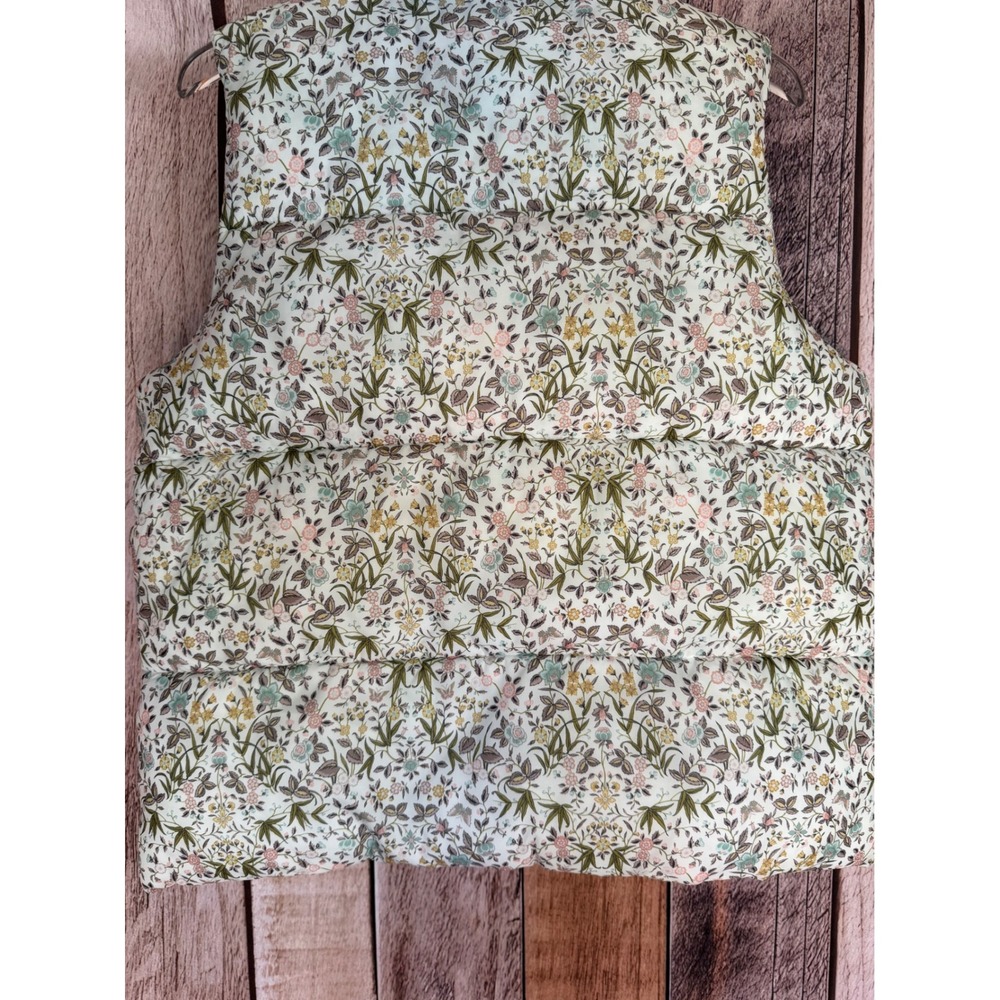 J.Crew Puffer Vest Liberty Tapestry Floral PrimaLoft Cottagecore Fall Medium - Picture 6 of 10